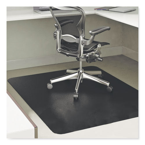 Economat All Day Use Chair Mat For Hard Floors, 45 X 53, Wide Lipped, Clear