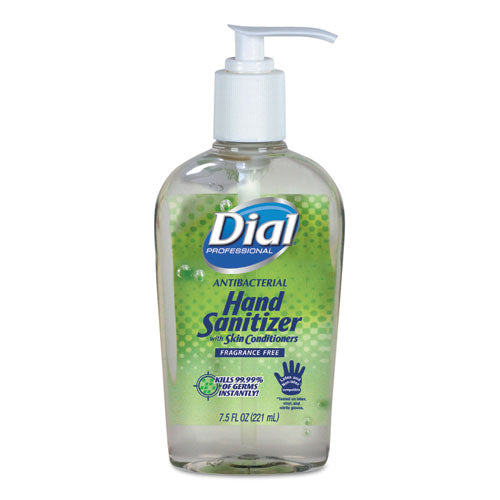 Antibacterial With Moisturizers Gel Hand Sanitizer, 16 Oz Pump Bottle, Fragrance-free, 8/carton