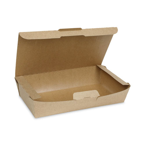 Earthchoice Tamper Evident Onebox Paper Box, 9 X 4.85 X 2, Kraft, 100/carton