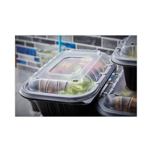 Earthchoice Entree2go Takeout Container, 64 Oz, 11.75 X 8.75 X 2.13, Black, Plastic, 200/carton