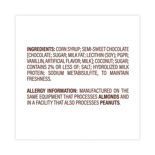 Candy Bar, Coconut And Dark Chocolate 1.75 Oz, 36 Count, Ships In 1-3 Business Days