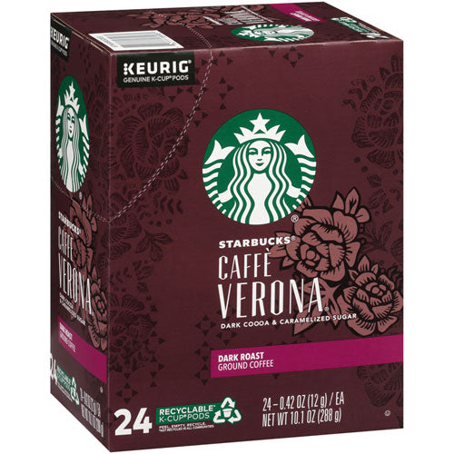 Caffe Verona Coffee K-cups Pack, 24/box, 4 Boxes/carton