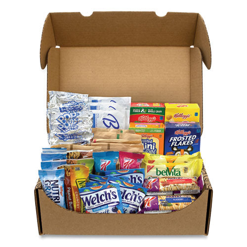 Breakfast Snack Box, 41 Assorted Snacks, Ships In 1-3 Business Days