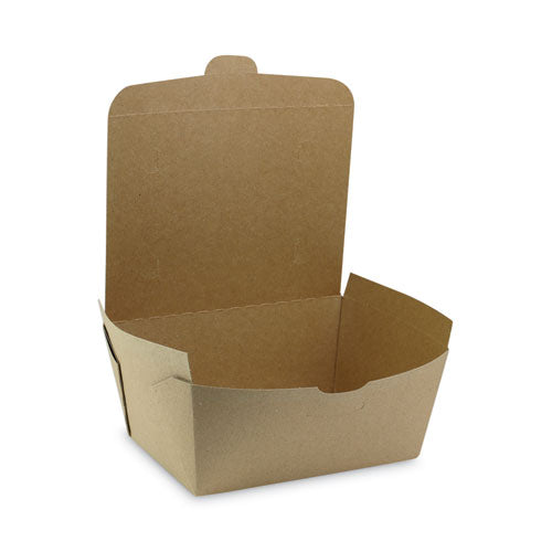 Earthchoice Onebox Paper Box, 66 Oz, 6.5 X 4.5 X 3.25, Kraft, 160/carton