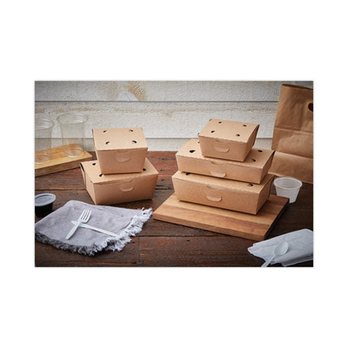 Earthchoice Onebox Paper Box, 66 Oz, 6.5 X 4.5 X 3.25, Kraft, 160/carton