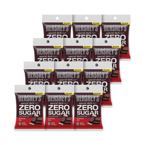 Miniatures Special Dark Sugar-free Chocolate, 3 Oz Bag, 12 Bags/pack, Ships In 1-3 Business Days