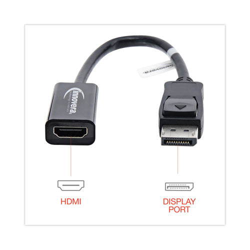 Displayport-hdmi Adapter, 0.65 Ft, Black