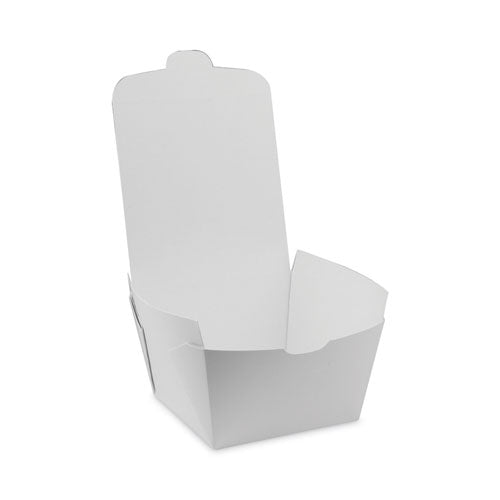 Earthchoice Onebox Paper Box, 37 Oz, 4.5 X 4.5 X 2.5, White, 312/carton