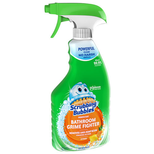 Multi Surface Bathroom Cleaner, Citrus Scent, 32 Oz Spray Bottle, 8/carton