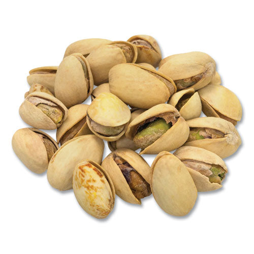 Roasted and Salted Pistachios, 1.5 oz Bag, 24/Pack, Ships in 1-3 Business Days Roasted and Salted Pistachios, 1.5 oz Bag, 24/Pack, Ships in 1-3 Business Days
