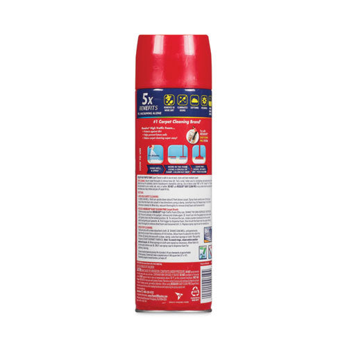 Foam Carpet Cleaner, Foam, 22 Oz Aerosol Spray, 12/carton