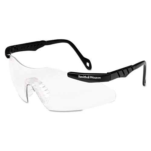 Magnum 3g Safety Eyewear, Black Frame, Smoke Lens