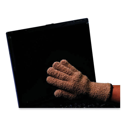 Cleangreen Microfiber Dusting Gloves, 5" X 10, Pair