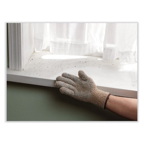 Cleangreen Microfiber Dusting Gloves, 5" X 10, Pair