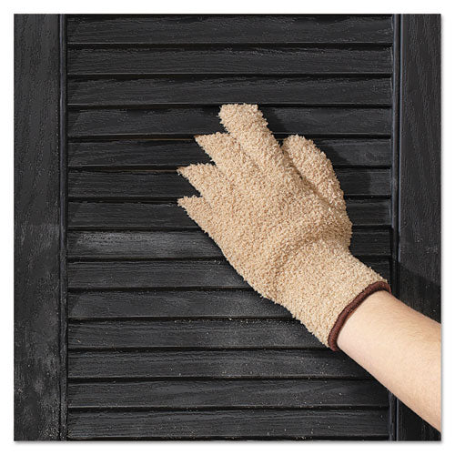 Cleangreen Microfiber Dusting Gloves, 5" X 10, Pair