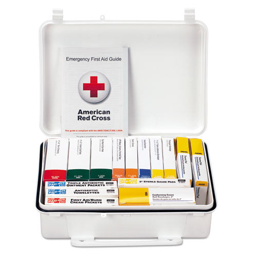 Unitized Ansi Class A Weatherproof First Aid Kit For 75 People, 36 Pieces, Metal Case