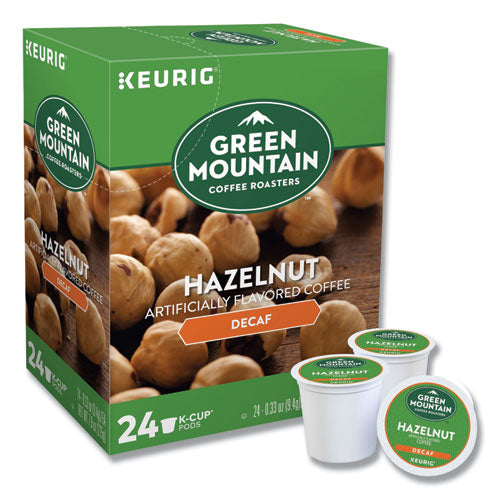 Hazelnut Decaf Coffee K-cups, 96/carton