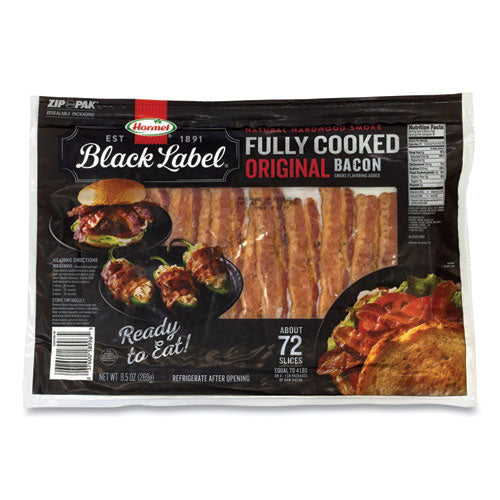 Fully Cooked Bacon, Original, 9.5 Oz Package, Approximately 72 Slices/pack, Ships In 1-3 Business Days