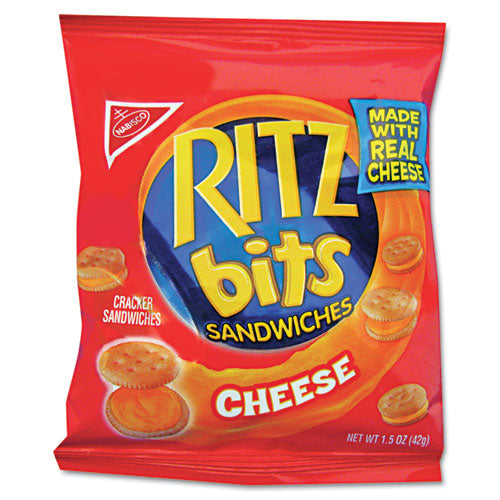 Ritz Bits, Cheese, 1.5 Oz Packs, 60/carton
