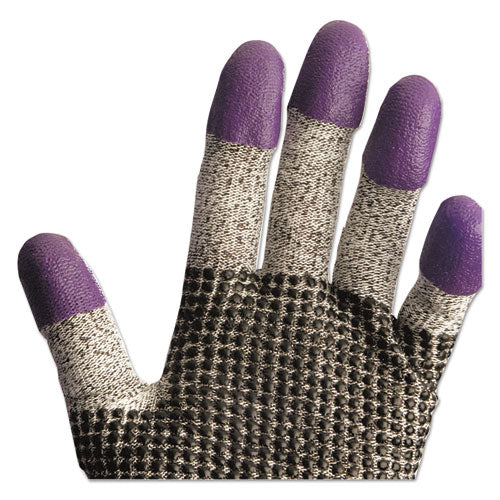 G60 Purple Nitrile Cut Resistant Glove, 220mm Length, Small/size 7, Blue/white, Pair