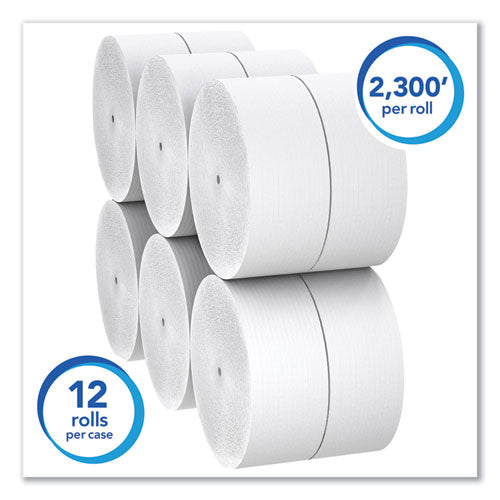 Essential Coreless Jrt, Septic Safe, 1-ply, White, 3.75 X 2,300 Ft, 12 Rolls/carton