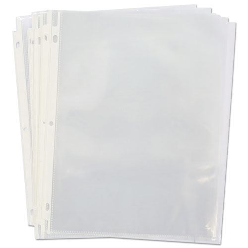 Top-load Poly Sheet Protectors, Heavy Gauge, Clear, 50/pack