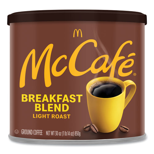 Ground Coffee, Breakfast Blend, 30 Oz Can