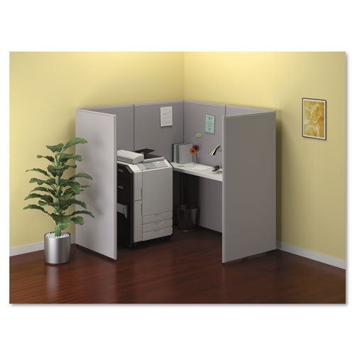 Verse Office Panel, 24w X 72h, Gray