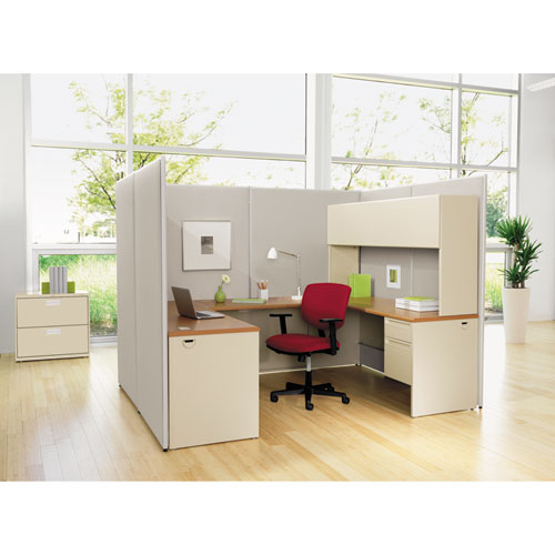 Verse Office Panel, 24w X 72h, Gray