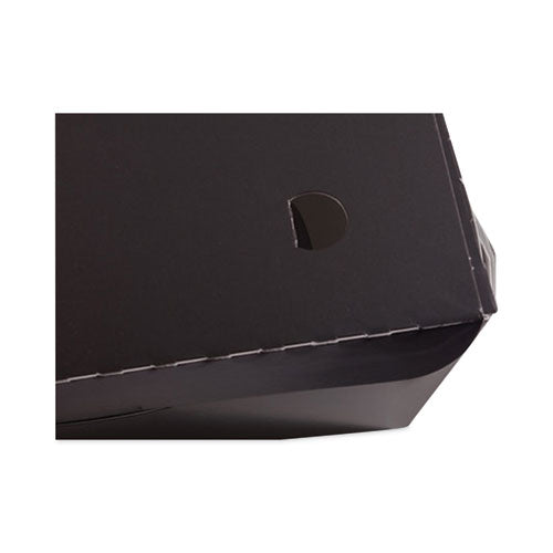 Earthchoice Onebox Paper Box, 55 Oz, 9 X 4.85 X 2, Black, 100/carton