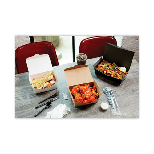 Earthchoice Onebox Paper Box, 55 Oz, 9 X 4.85 X 2, Black, 100/carton