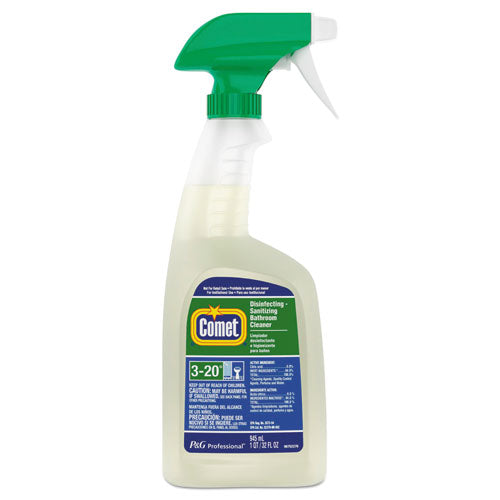 Disinfecting-sanitizing Bathroom Cleaner, 32 Oz Trigger Spray Bottle, 6/carton