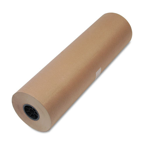 High-volume Heavyweight Wrapping Paper Roll, 50 Lb Wrapping Weight Stock, 24" X 720 Ft, Brown