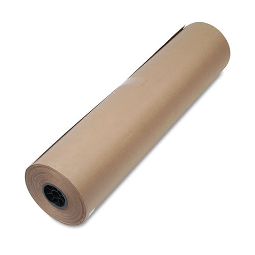 High-volume Heavyweight Wrapping Paper Roll, 50 Lb Wrapping Weight Stock, 24" X 720 Ft, Brown