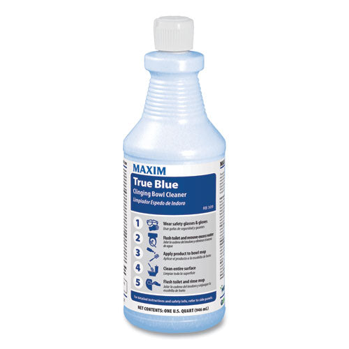 True Blue Clinging Bowl Cleaner, Mint Scent, 32 Oz Bottle, 12/carton