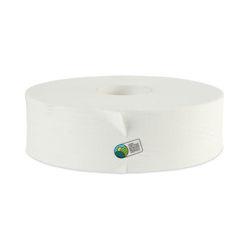 Jrt Bath Tissue, Jumbo, Septic Safe, 2-ply, White, 3.5" X 2,000 Ft, 6 Rolls/carton