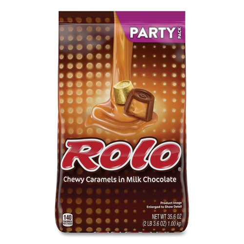 Party Pack Creamy Caramels Wrapped In Rich Chocolate Candy, 35.6 Oz Bag, Ships In 1-3 Business Days