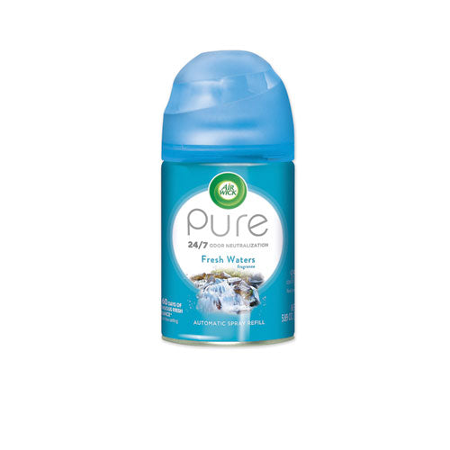 Freshmatic Ultra Automatic Spray Refill, Fresh Waters, 5.89 Oz Aerosol Spray, 2/pack