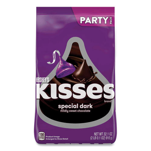 Kisses Special Dark Chocolate Candy, Party Pack, 32.1 Oz Bag, Ships In 1-3 Business Days