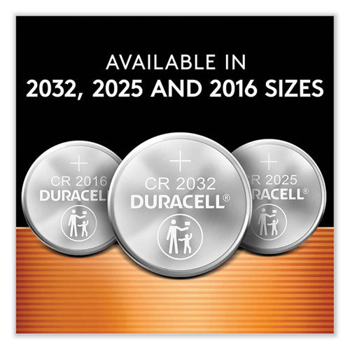 Lithium Coin Batteries With Bitterant, 2032, 6/pack