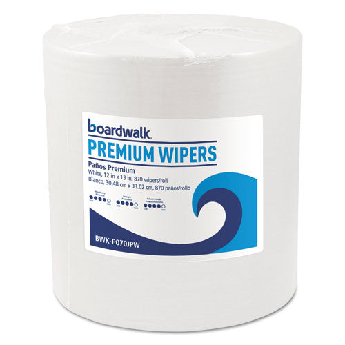 Hydrospun Wipers, 9 X 16.75, Blue, 100 Wipes/box, 10 Boxes/carton