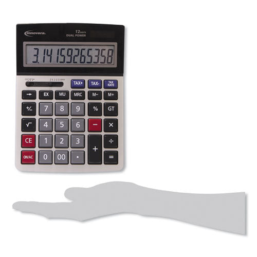15975 Large Display Calculator, 12-digit Lcd