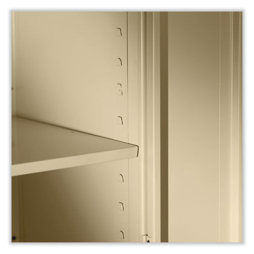 78" High Deluxe Cabinet, 36w X 24d X 78h, Light Gray