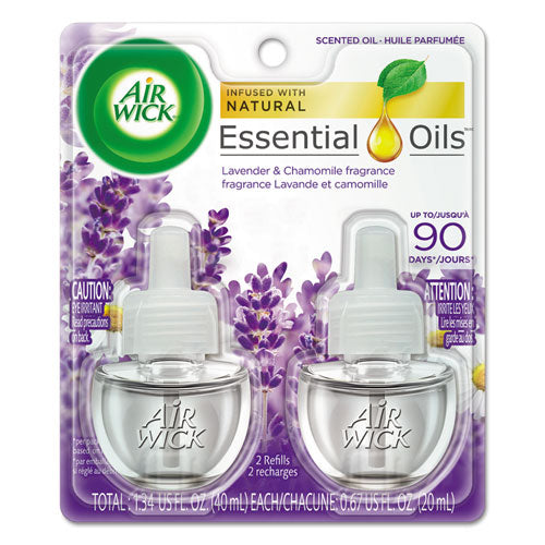 Scented Oil Twin Refill, Fresh Linen, 0.67 Oz, 2/pack, 6/carton