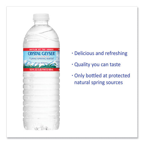 Natural Alpine Spring Water, 16.9 Oz Bottle, 35/carton