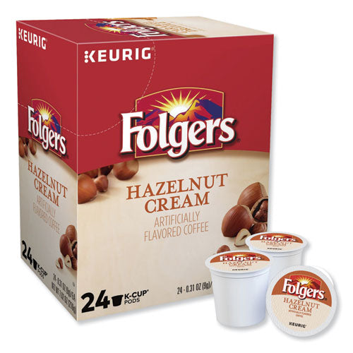 Folgers Toasty Hazelnut Coffee K-cups 24/box