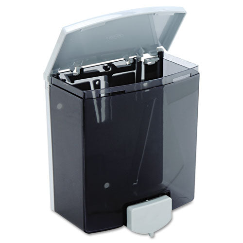 Classicseries Surface-mounted Liquid Soap Dispenser, 40 Oz, 5.81 X 3.31 X 6.88, Black/gray