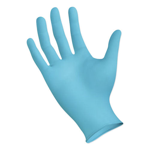 Disposable Powder-free Nitrile Gloves, Large, Blue, 5 Mil, 1,000/carton