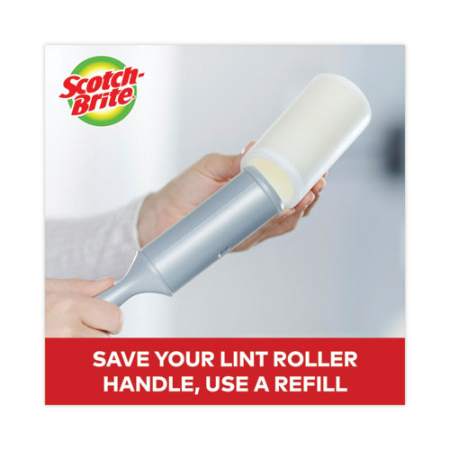 Lint Roller, Heavy-duty Handle, 60 Sheets/roller