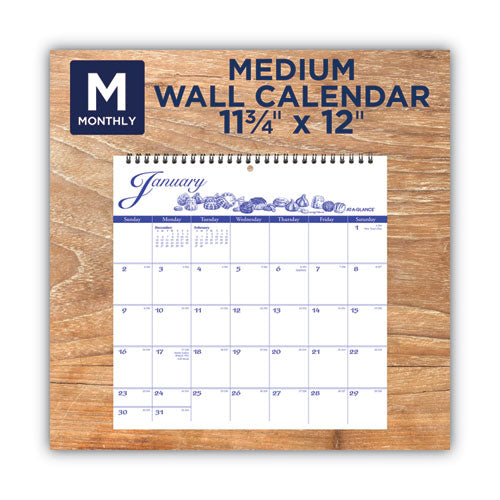 Illustrator’s Edition Wall Calendar, Victorian Illustrations Artwork, 12 X 12, White/blue Sheets, 12-month (jan-dec): 2023